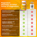 Doc Mila Magnesium Glycinate 209g with a tropical pineapple background