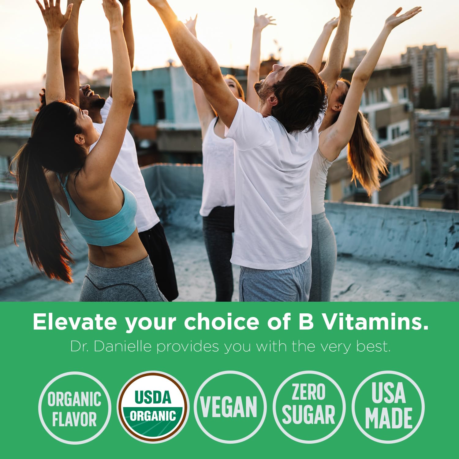 Doctor Danielle B-Complex Vegan Drops 18g Cherry Lemonade ingredients list