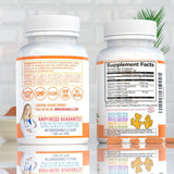 Doctor Danielle Organic Turmeric Curcumin Capsules opened bottle