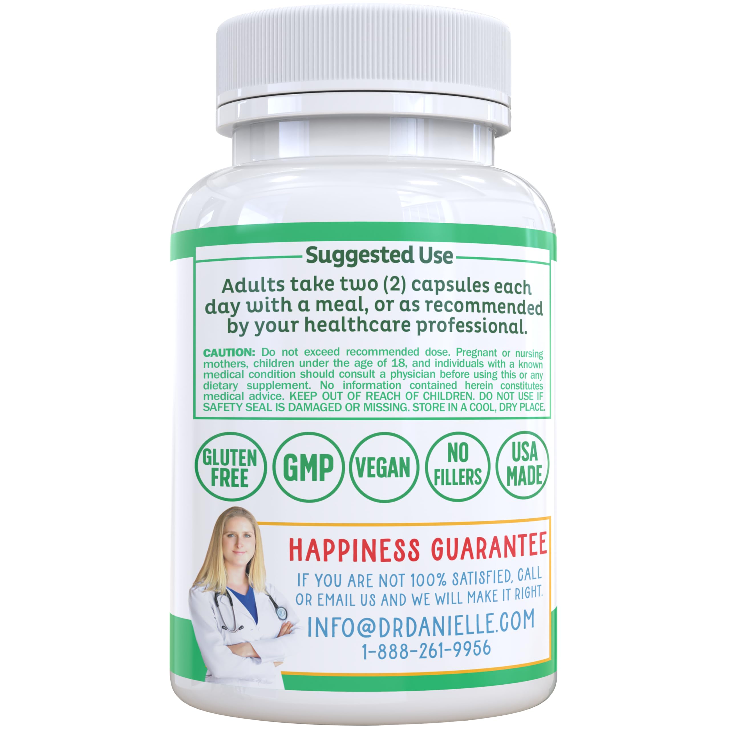 Doctor Danielle Probiotic with Prebiotics ingredients list