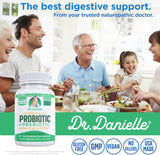 Doctor Danielle Probiotic with Prebiotics packaging side view