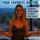 Doctor Danielle Sleep Supplement Drink Mix scoop and powder