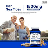 Doctor Morse's Sea Moss Blend 1500mg side view with ingredient list