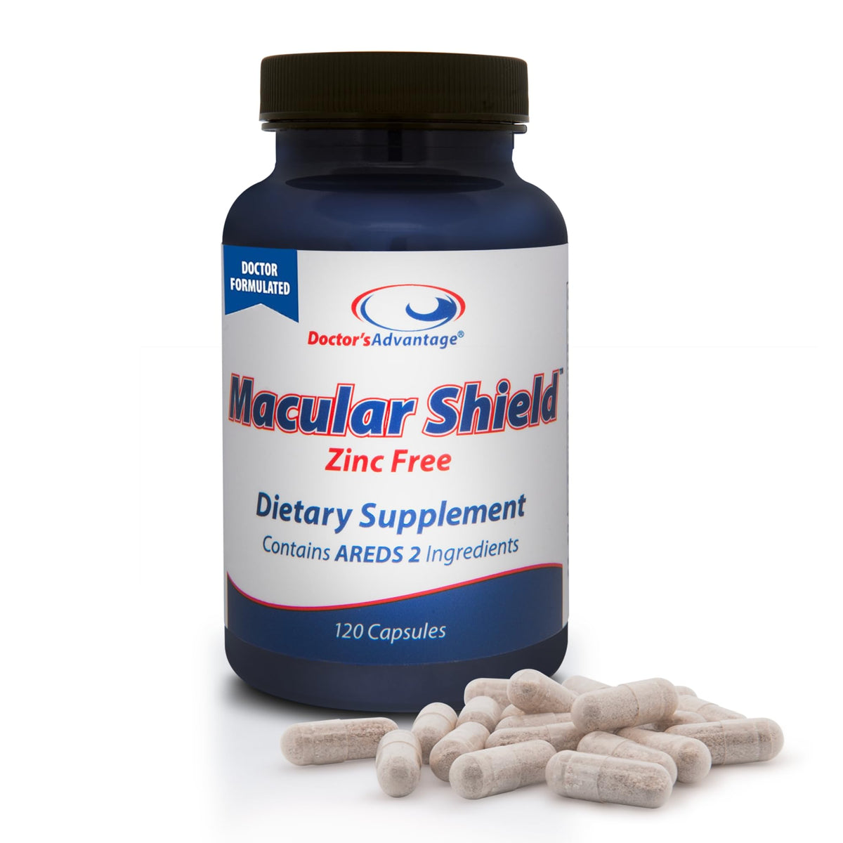 Doctor's Advantage Macular Shield Zinc-Free Multivitamin 90 Capsules front view