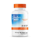 Doctor's BEST 5-HTP Supplement 100mg 180 Capsules front view
