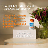 Doctor's BEST 5-HTP Supplement 100mg packaging with nutritional information