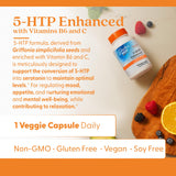 Doctor's BEST 5-HTP Supplement 100mg side view with label