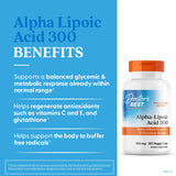 Doctor's BEST Alpha Lipoic Acid Supplement 300mg back view