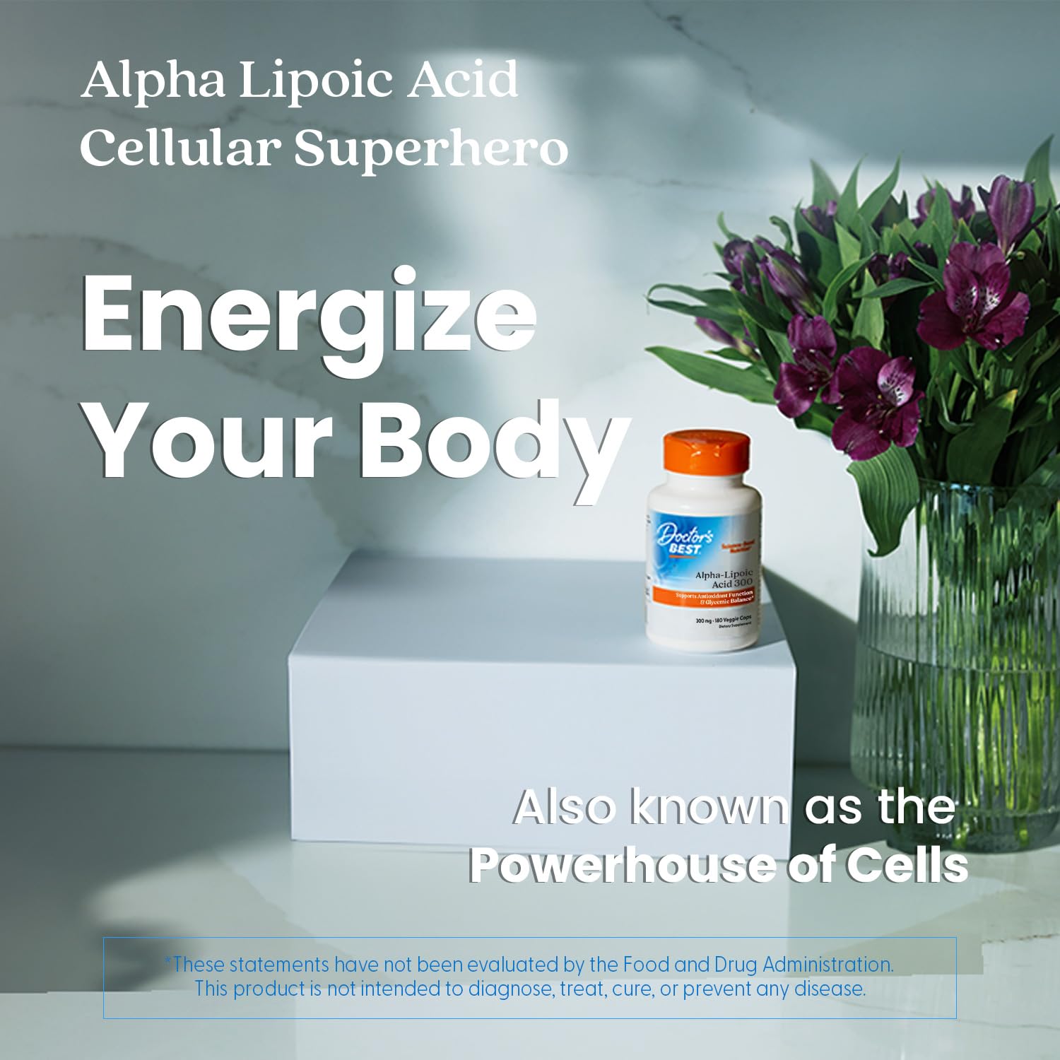 Doctor's BEST Alpha Lipoic Acid Supplement 300mg lifestyle scene