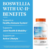 Doctor's BEST Boswellia Serrata UC-II capsules bottle with label