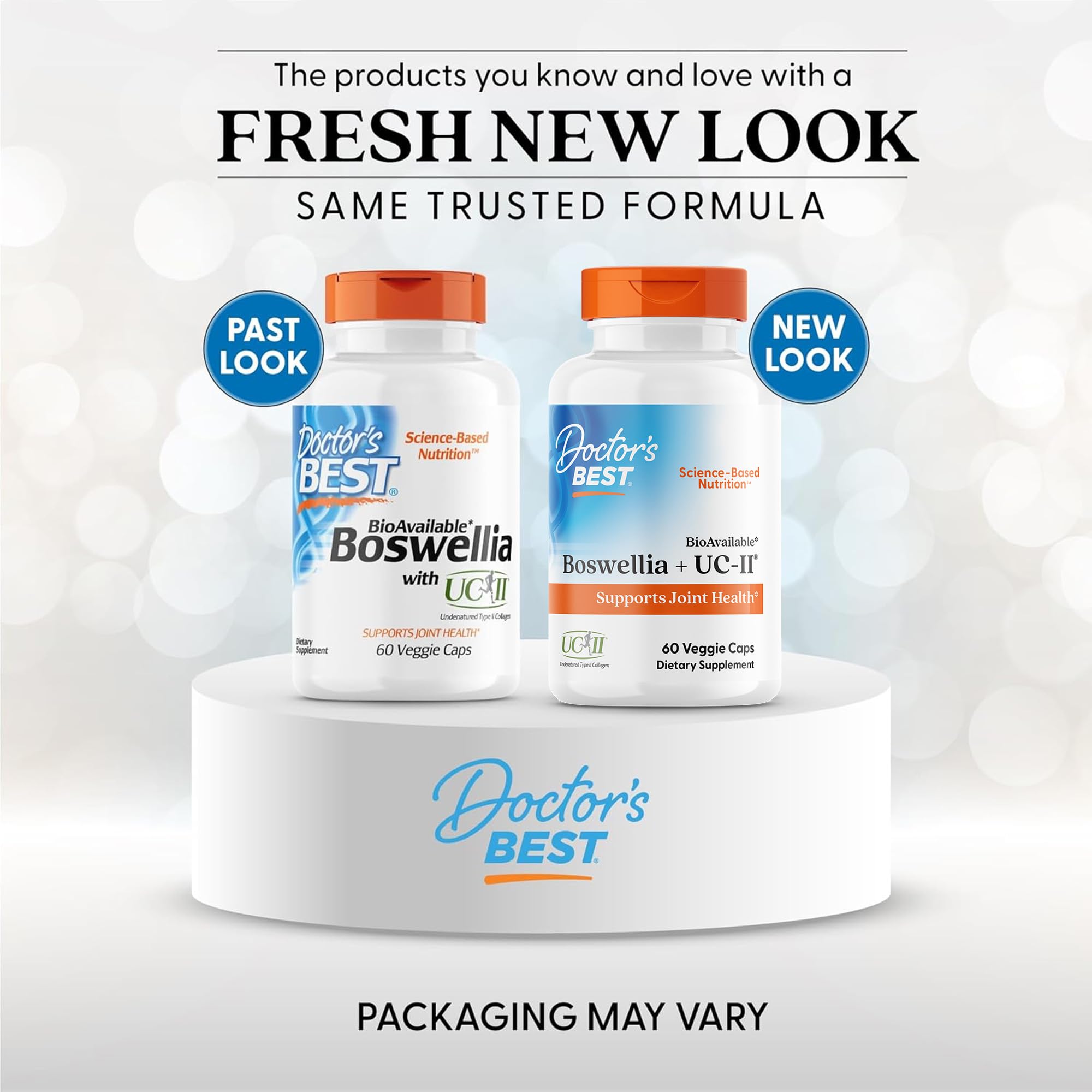 Doctor's BEST Boswellia Serrata UC-II Joint Support Capsules side view