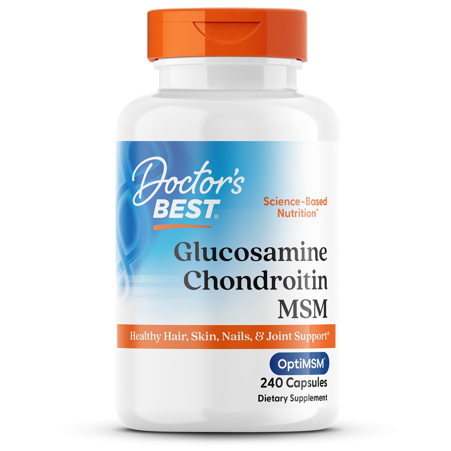 Doctor's BEST Chondroitin & Glucosamine Supplement 300g front view