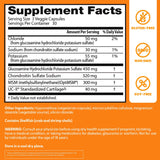 Doctor's BEST Chondroitin & Glucosamine supplement bottle side view