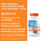 Doctor's BEST Chondroitin & Glucosamine supplement capsules close-up