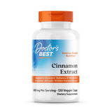 Doctor's BEST Cinnamon Extract Supplement 500mg front view