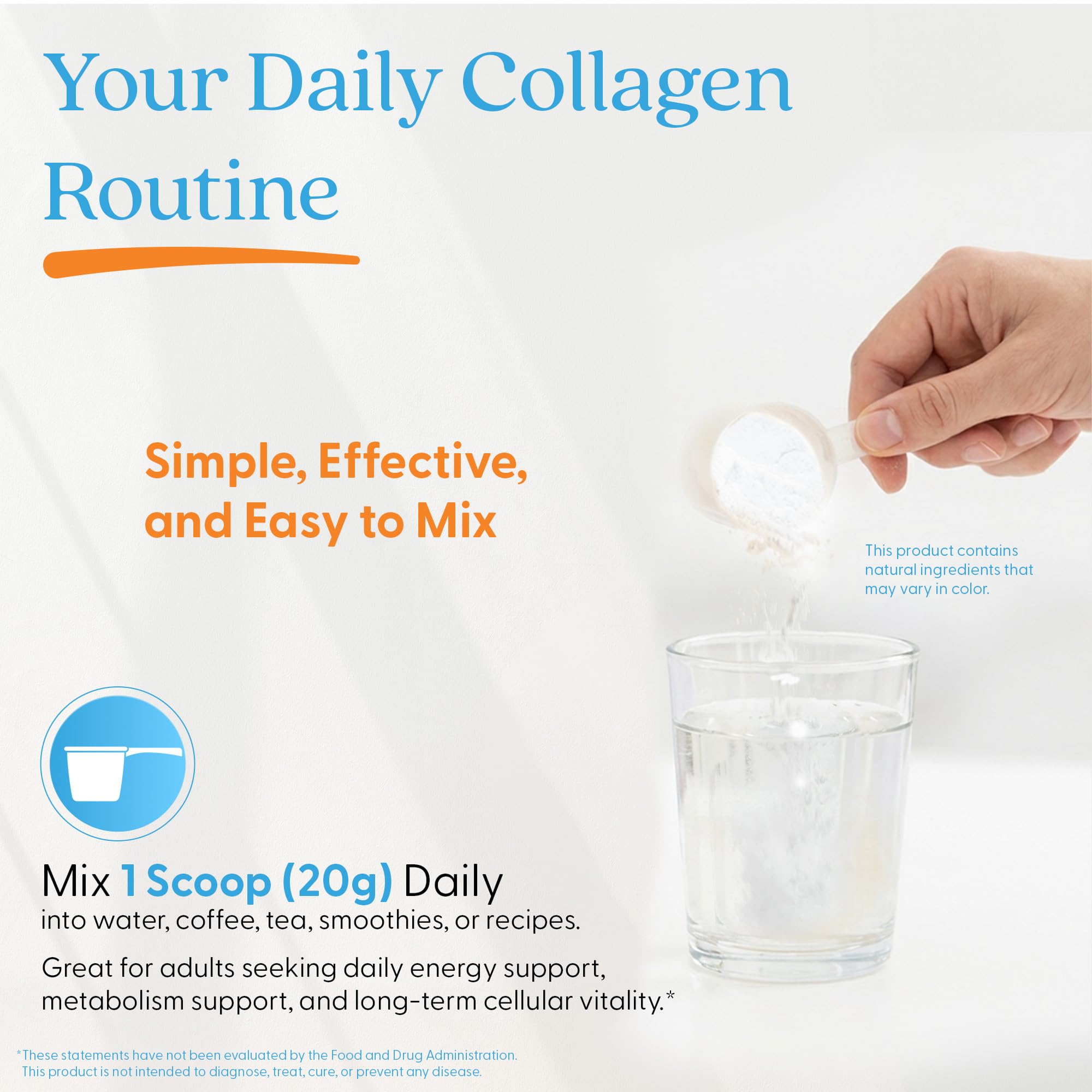 Doctor's BEST Collagen Peptides Powder mixed in a smoothie