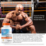 Doctor's BEST CoQ10 L-Carnitine Magnesium Complex 200mg ingredients list