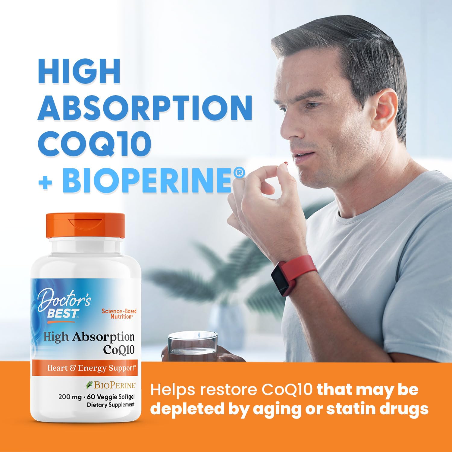 Doctor's BEST CoQ10 Supplement 200mg ingredients list