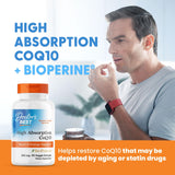 Doctor's BEST CoQ10 Supplement bottle side view