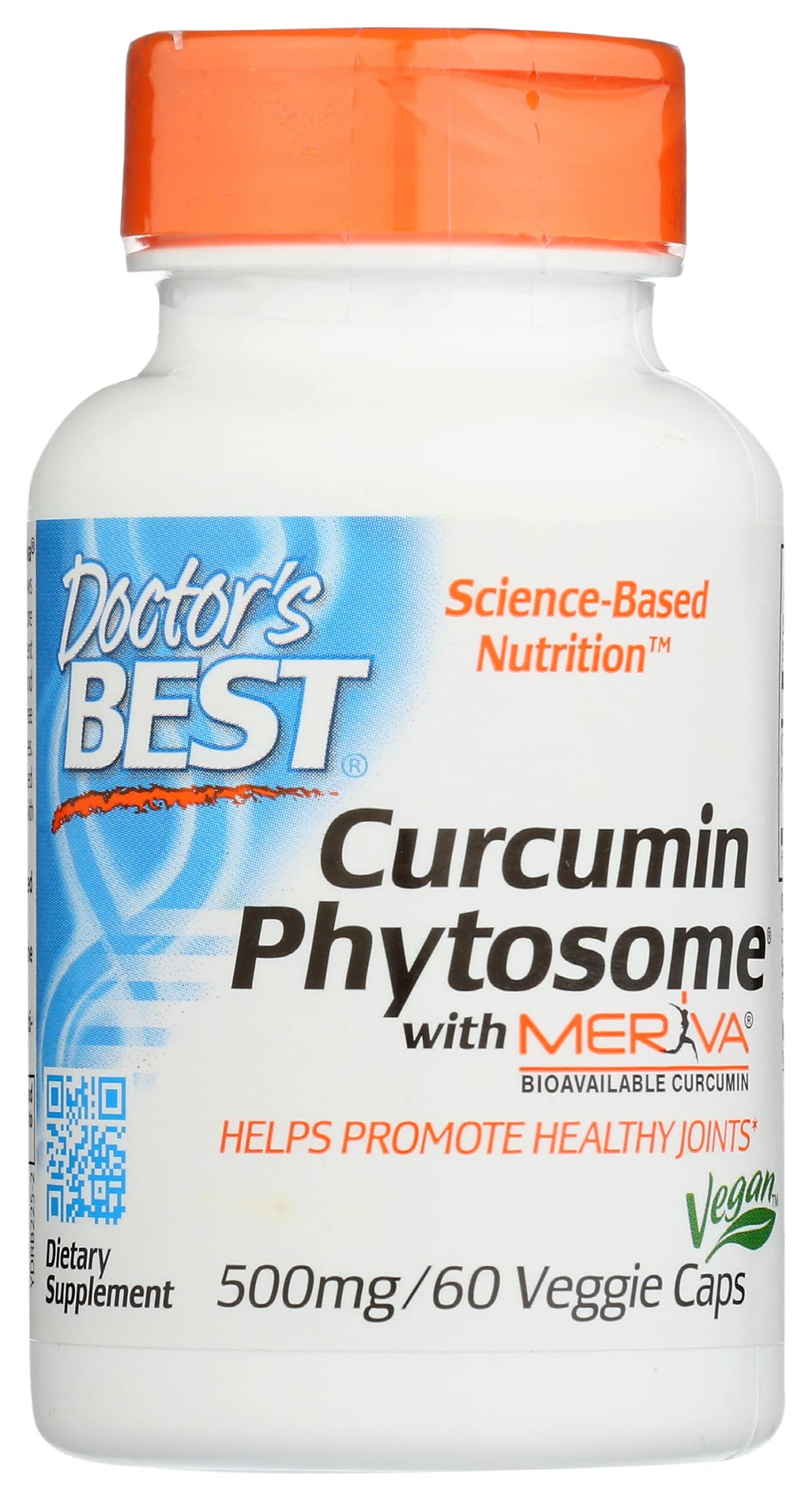 Doctor's BEST Curcumin Phytosome 1000mg 60 Capsules front view