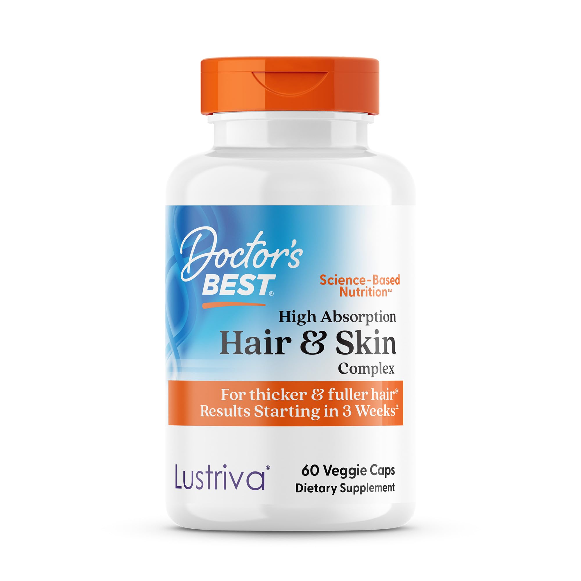 Doctor's BEST Hair & Skin Complex front view of the bottle