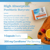 Doctor's BEST High Absorption Postbiotic Butyrate 300mg Capsules side view