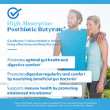Doctor's BEST High Absorption Postbiotic Butyrate 300mg Capsules with a measuring spoon