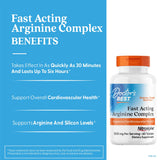 Doctor's BEST L-Arginine Nitrosigine Complex 1500mg 60 Tablets side view