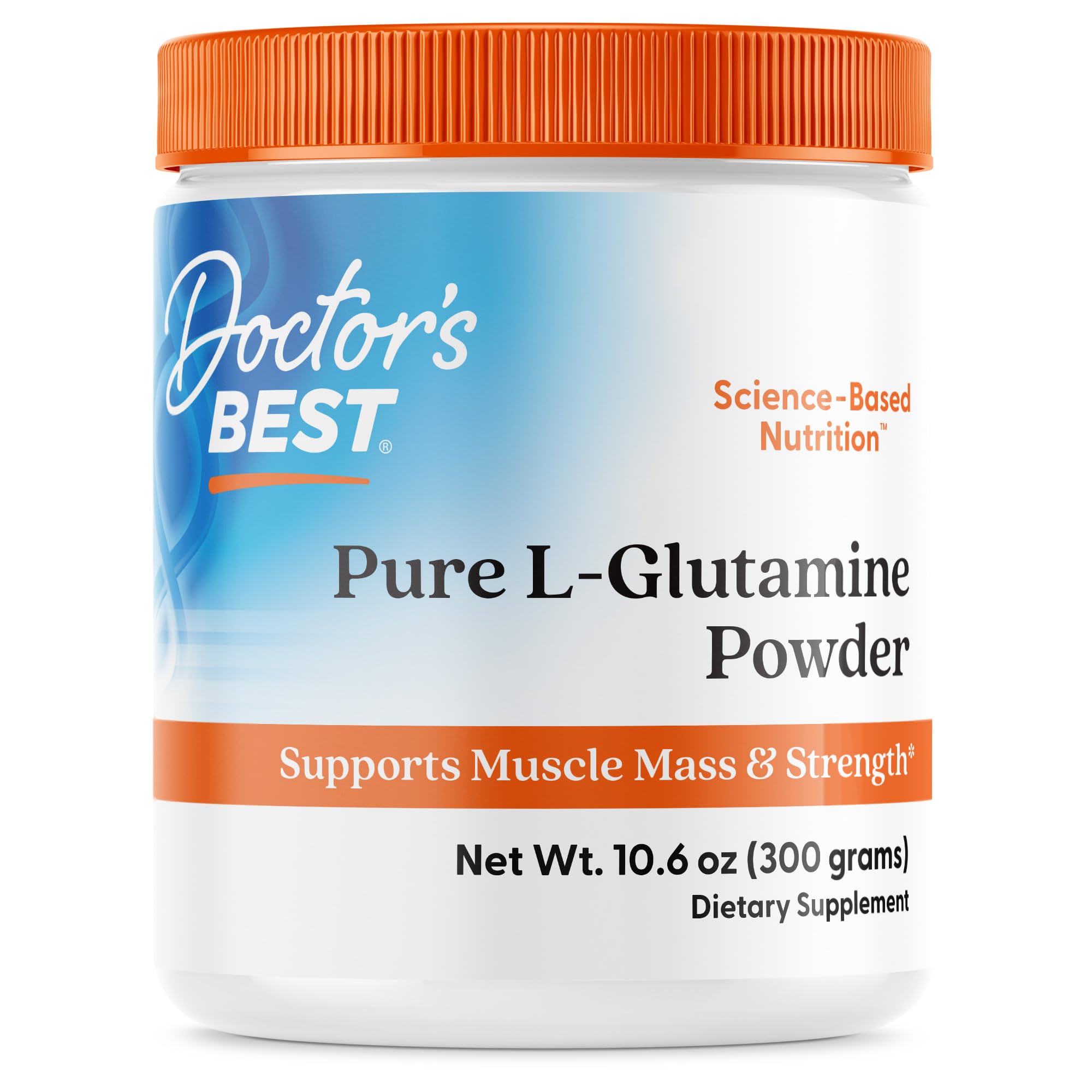 Doctor's BEST L-Glutamine Powder 36g front view