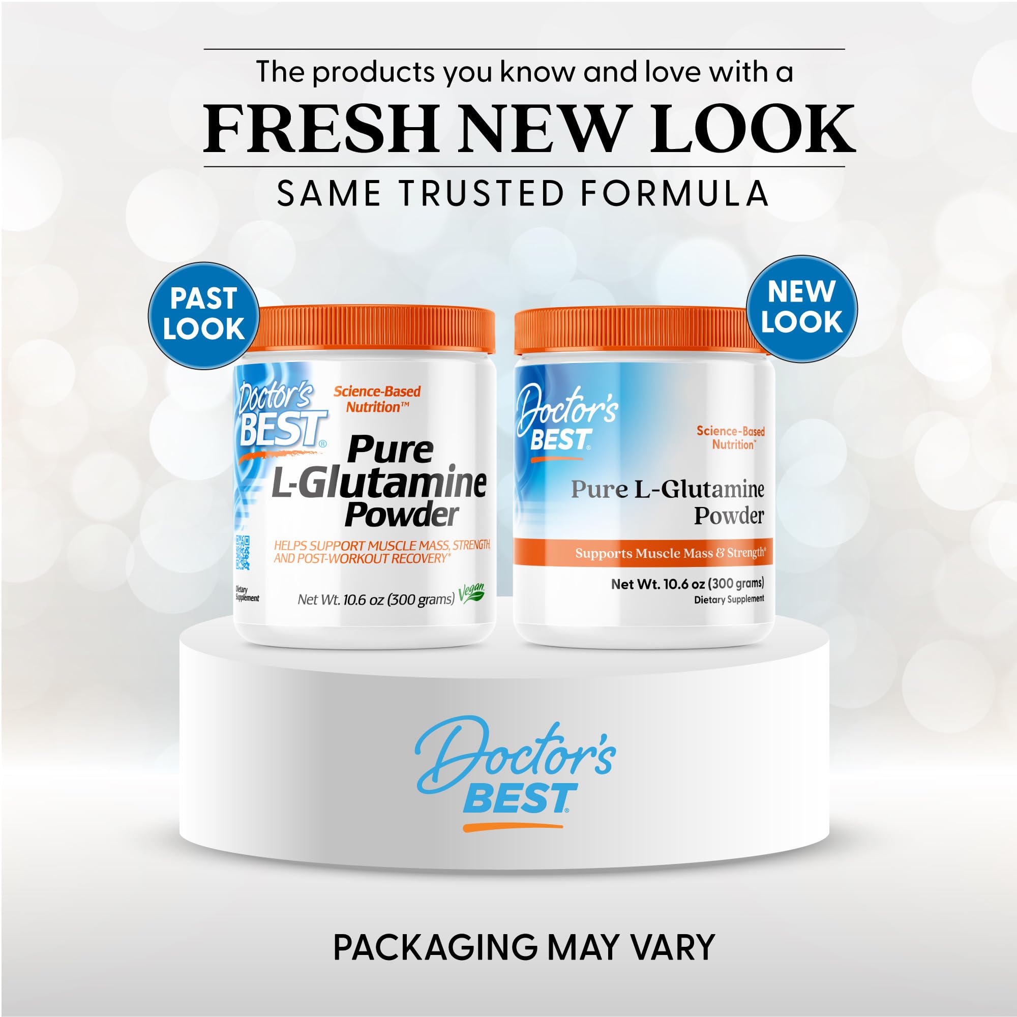 Doctor's BEST L-Glutamine Powder 36g packaging