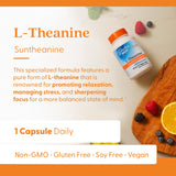 Doctor's BEST L-Theanine 150mg Veggie Capsules side view