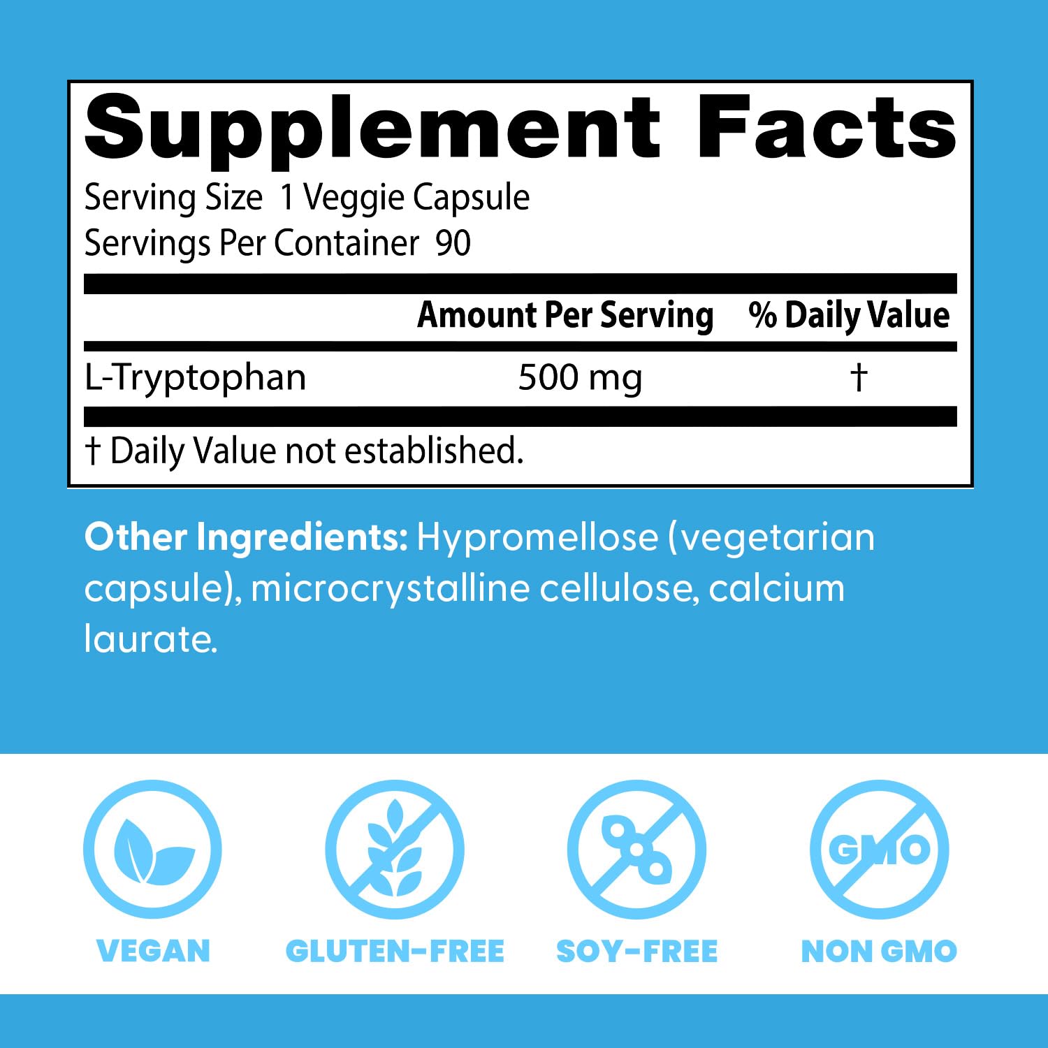Doctor's BEST L-Tryptophan Supplement packaging