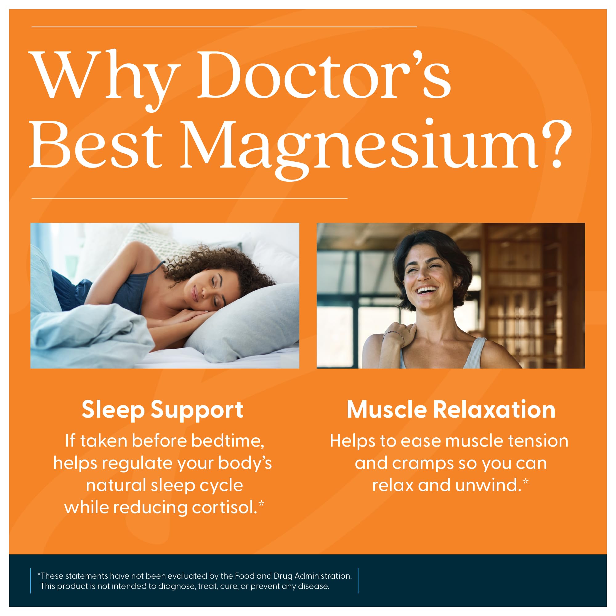 Doctor's BEST Magnesium Glycinate Lysinate Supplement 200mg displayed on a table