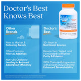 Doctor's BEST Magnesium Glycinate Lysinate Supplement 200mg with packaging
