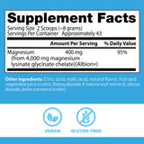 Doctor's BEST Magnesium Glycinate Powder 340g fruit punch flavour