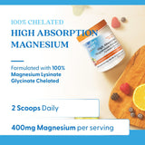 Doctor's BEST Magnesium Glycinate Powder 340g nutritional information