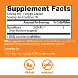 Doctor's BEST Nattokinase supplement capsules in a close-up