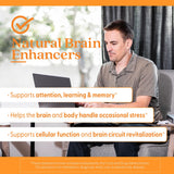 Doctor's BEST Natural Brain support Capsules with ingredients list