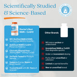 Doctor's BEST NMN + CoQ10 Supplement 300mg + 100mg on a table