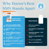 Doctor's BEST NMN Supplement 200mg capsules open bottle