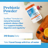 Doctor's BEST Prebiotic Powder 7g scoop next to a glass of water