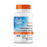 Doctor's BEST Vegan Chondroitin & Glucosamine 1500mg capsules front view