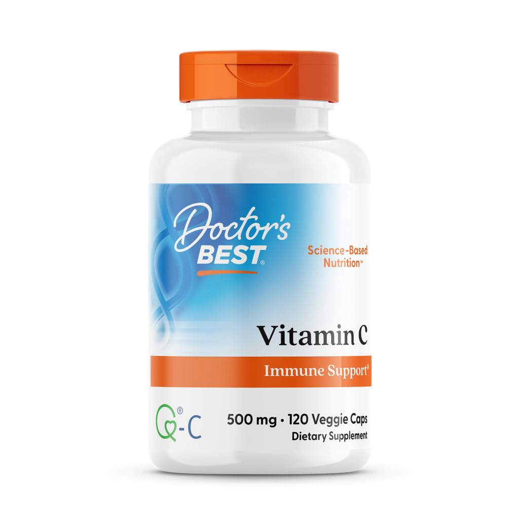 Doctor's BEST Vitamin C 500mg supplement bottle front view