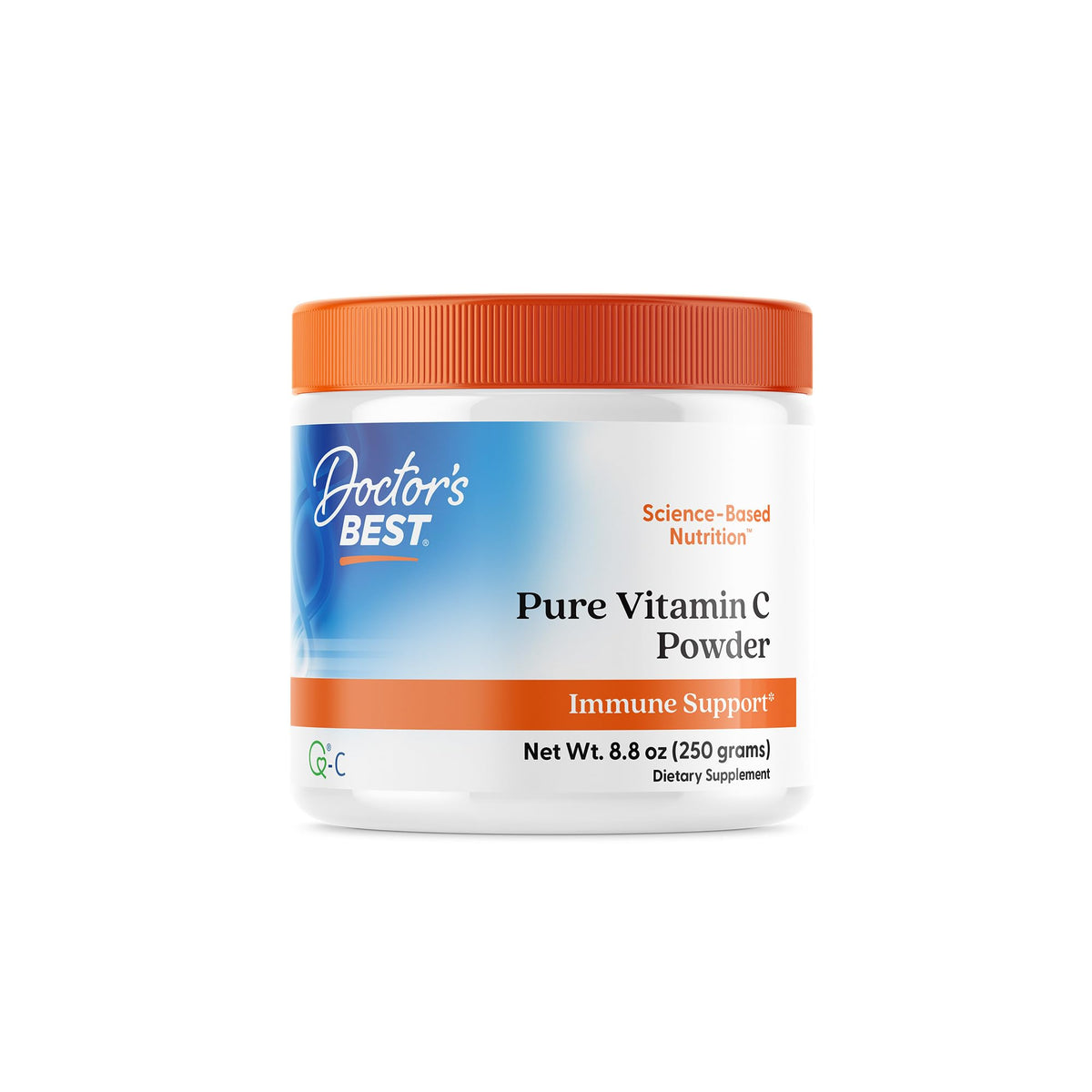 Doctor's BEST Vitamin C Powder 1000mg front view