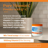 Doctor's BEST Vitamin C Powder 1000mg side view