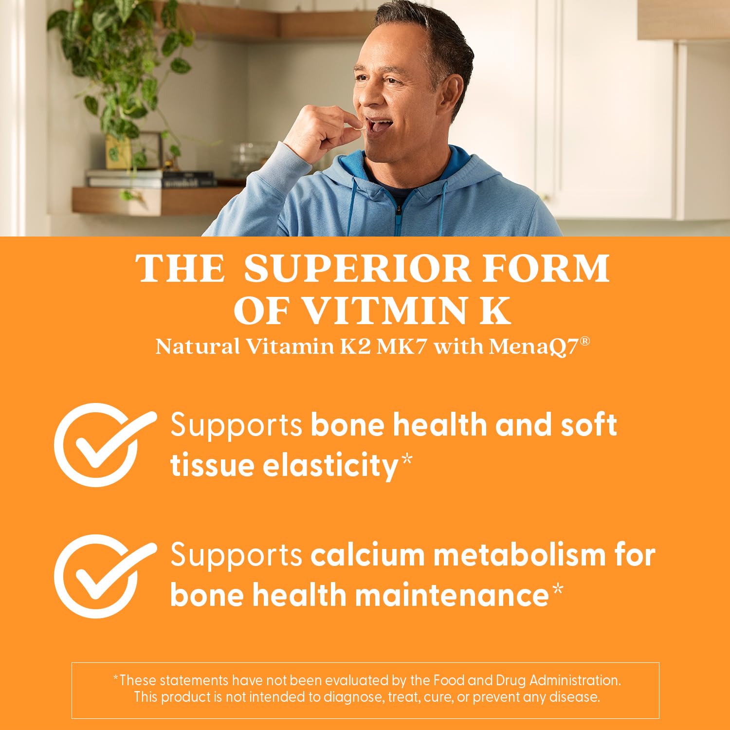 Doctor's BEST Vitamin K2 MK-7 45mcg Capsules nutritional information