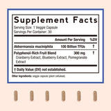 Doctor's Recipes Akkermansia Probiotic 30 capsules side view