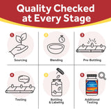 Doctor's Recipes Astaxanthin Softgels 12mg on a wooden table