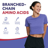 Doctor's Recipes BCAA Capsules open bottle with capsules visible