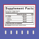 Doctor's Recipes BCAA Capsules side view with label